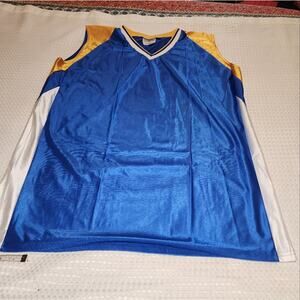 TEAMWORK EUC MENS SZ 2XL ATHLETIC APPAREL BASKETBALL SLEEVELESS JERSEY SHIRT
